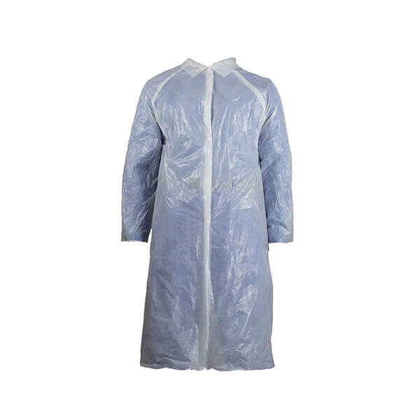 Svečio apsiaustas/chalatas PE (polietilenas), su spaudėm, universalus dydis (1vnt) - Image 1