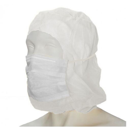 baltas-astrocap Kepurėlė su veido kauke Astronaut, balta (100vnt) - Image 1