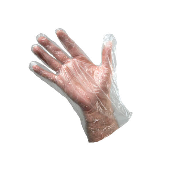 Polietileninės vienkartinės pirštinės, maišeliuose (100vnt) - Image 1
