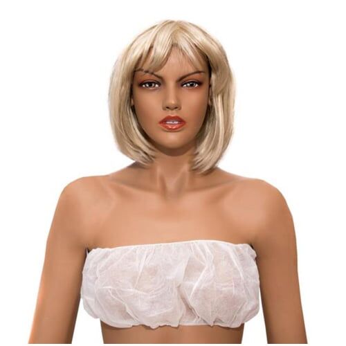 Vienkartinė liemenėlė PP, 75x19cm, 30g/m2, balta (100vnt) - Image 1