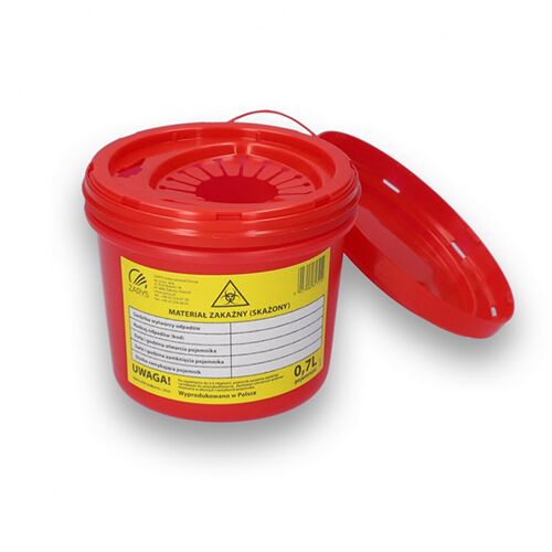 Medicininių atliekų konteineris 0,7L (geltonas) - Image 1