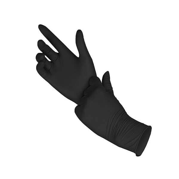 juodos-nitrlins-pirtins TopGlove Screen touch nitrilinės vienkartinės pirštinės, juodos S/M/L/XL (100vnt) - Image 1