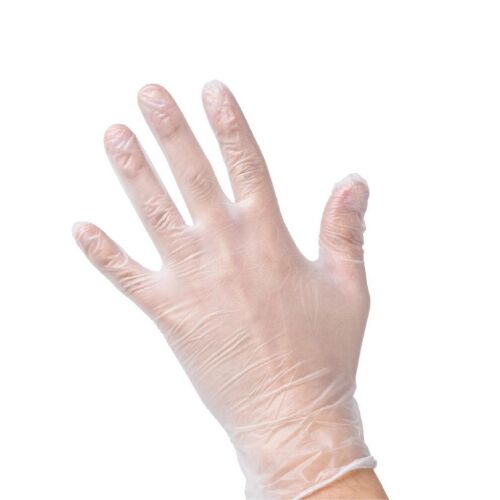 Zarys vinilinės vienkartinės pirštinės, skaidrios (100vnt) - Image 1