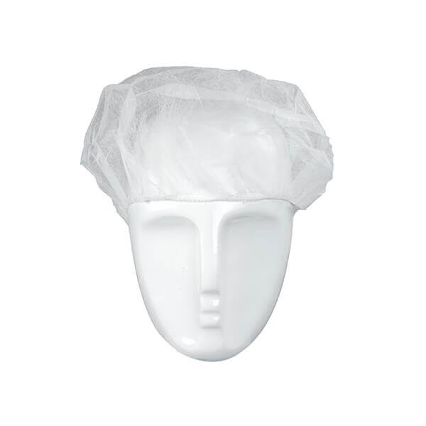 Vienkartinės kepurėlės (beretės) balta (100vnt) - Image 1