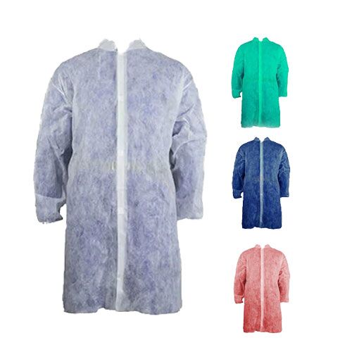 Vienkartinis apsiaustas/chalatas PP, su lipdukais, M-XXXXL (1vnt) - Image 1