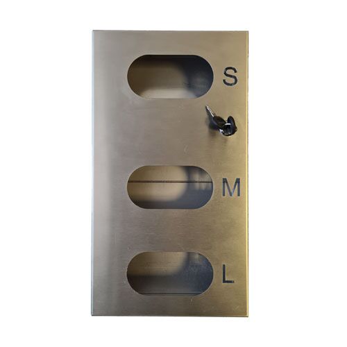 Vienkartinių pirštinių laikiklis iš nerūdijančio plieno, 3 dydžių - Image 1