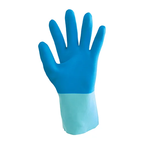 Polyco Taskmaster 850 lateksinės pirštinės, mėlynos, 30cm ilgio - Image 1